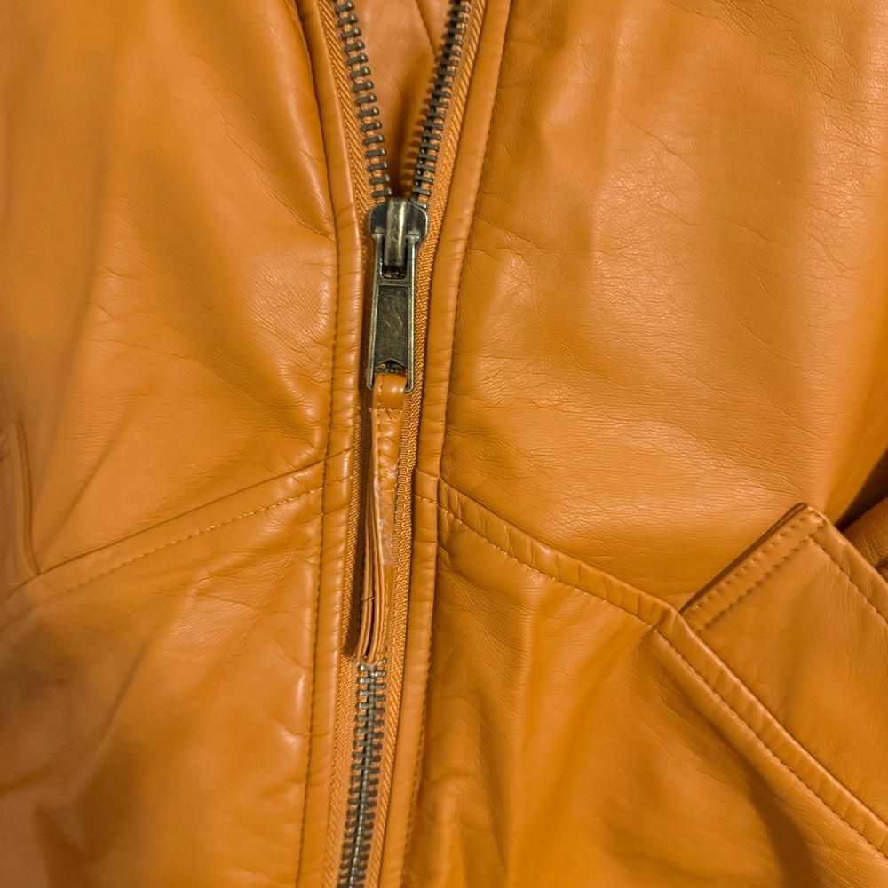 Free People; We The Free - Moxy Trapeze Vegan Leather Jacket - Picture 5 of 11